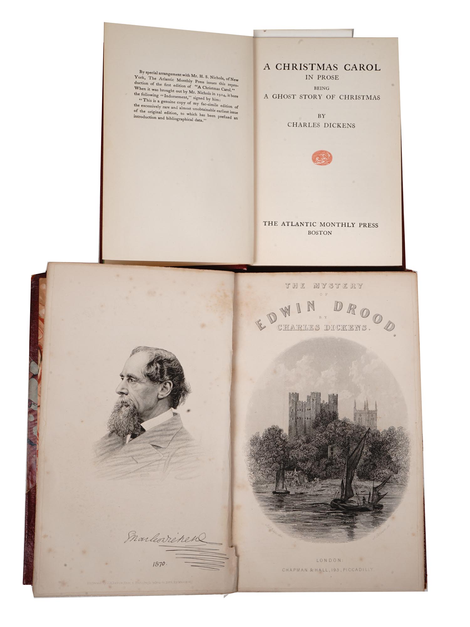 ANTIQUE CHARLES DICKENS BOOK EDITIONS PIC-13